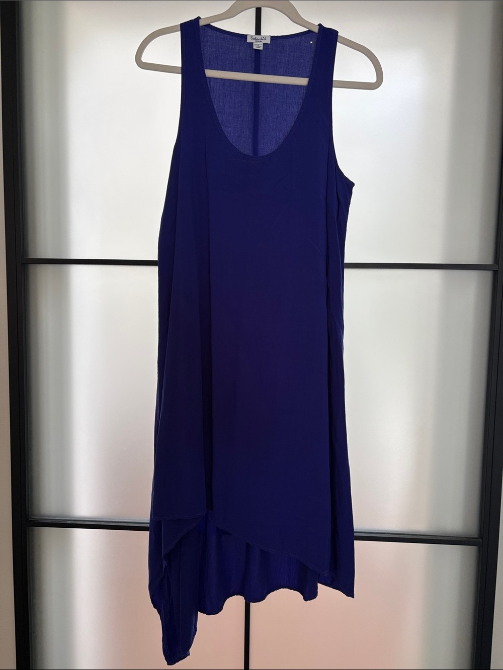 Vintage Splendid Royal Blue Asymmetrical Tank Dress